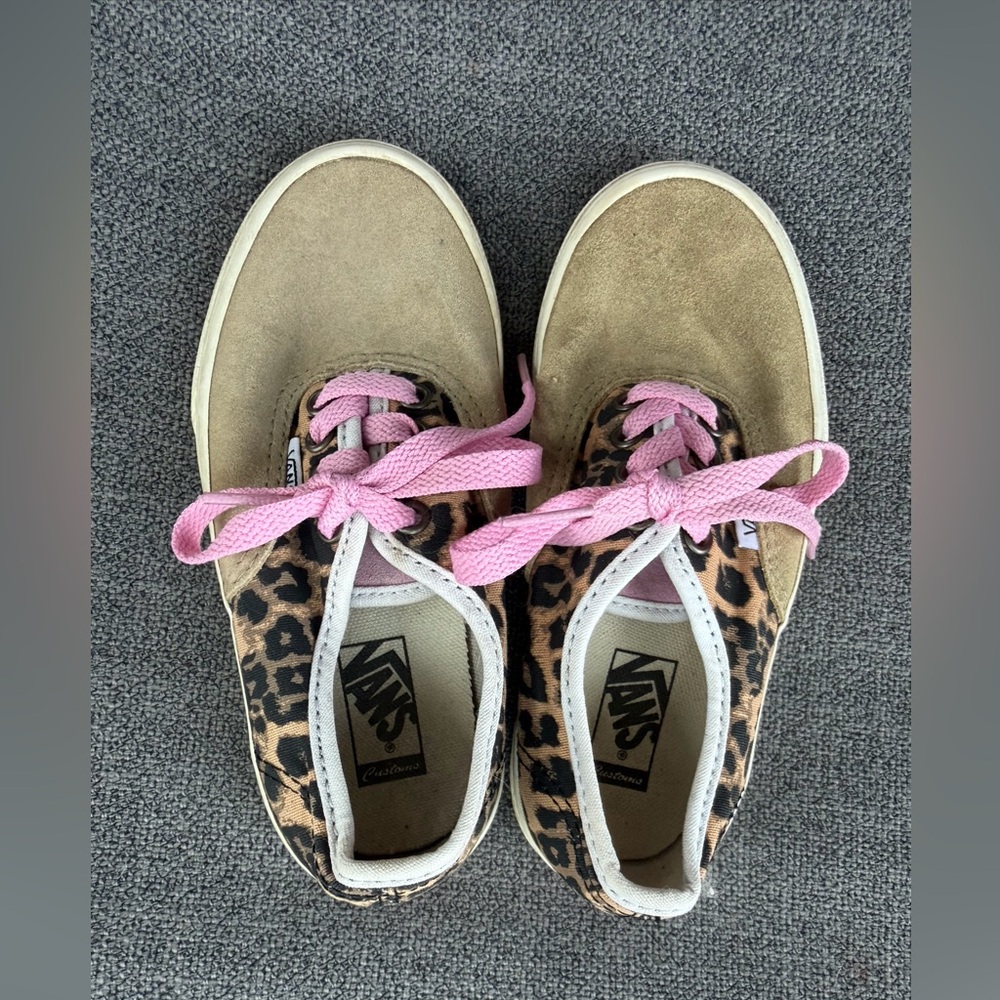 Vans customs design by my daughter 12.5 kids